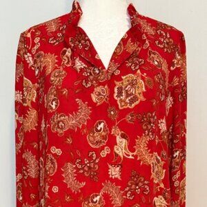 Rose & Olive Blouse Size Medium